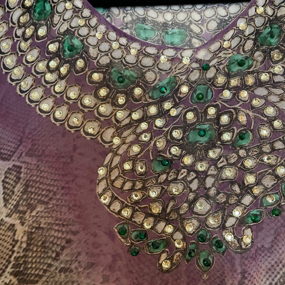 Multi coloured beach cover up - Picture 3 of 3